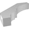 Ekena Millwork 6-in. W x 32-in. D x 32-in. H Balboa Architectural Grade PVC Knee Brace BRCP06X32X32BOA - alternate 3